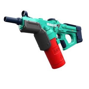 اسباب بازی تفنگ آب پاش شارژی سبز-آبی Electric Water Gun WAKEN 03 _اسباب بازی تفنگ